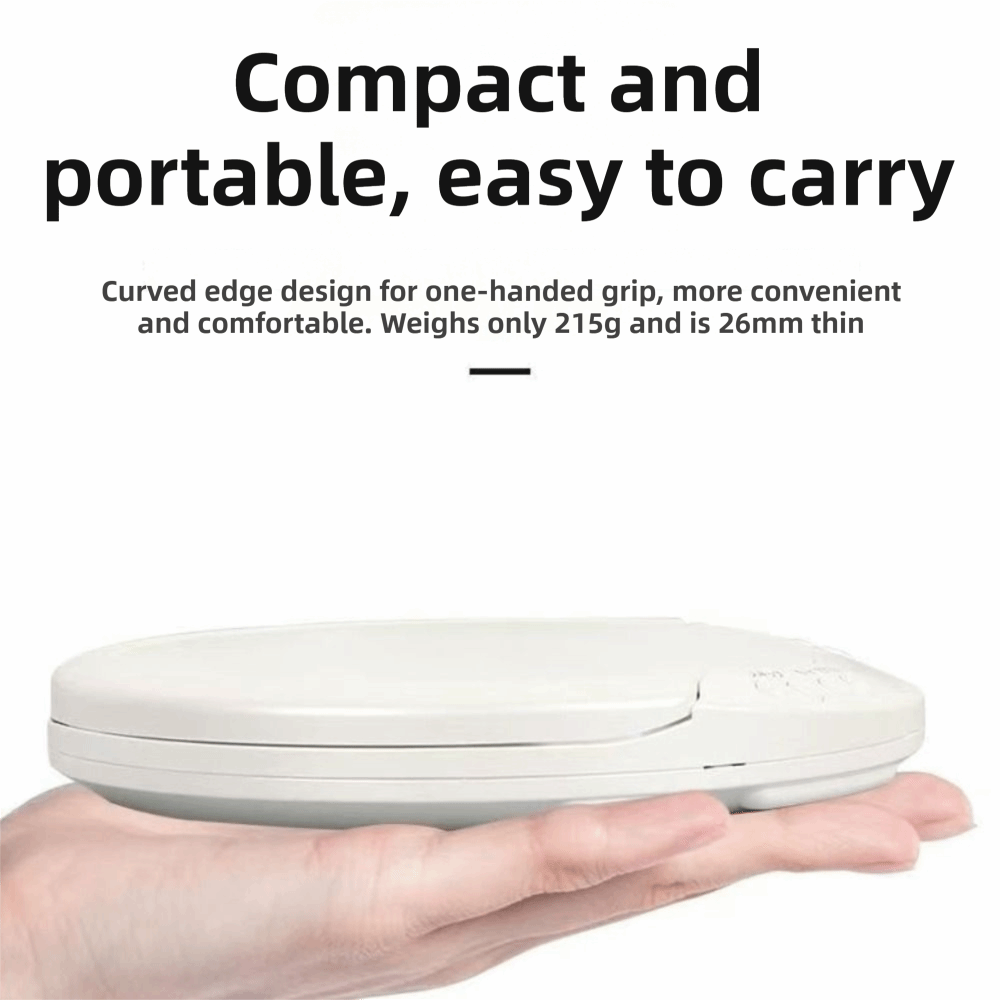 LCD Screen Display Portable CD Player Sound USB Port Walkman CD Player Looping Function Stereo Player