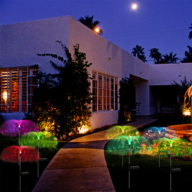 LED Solar Kwallenlamp - 60cm - Kleurwisselend - Tuin Pad Straat Decoratie Buiten