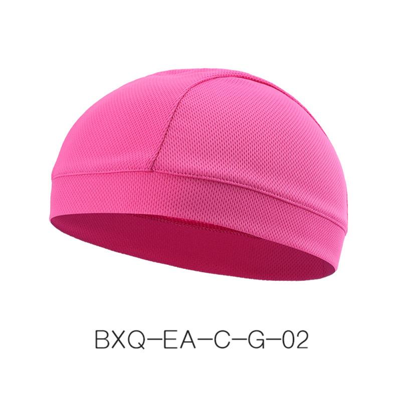 Motorcycle Helmet Inner Cap Cool Quick Dry Breathable Hat Racing Cap Helmet Beanie Cap Riding Helmet Car Accessories: Pink