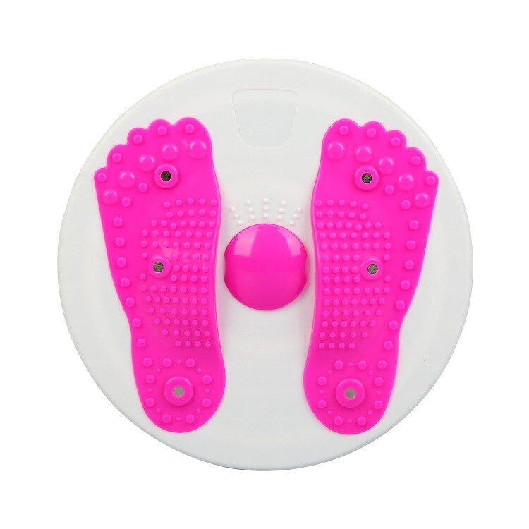 Household waist twister waist indoor fitness magnetic multifunctional portable waist twister workout: Pink
