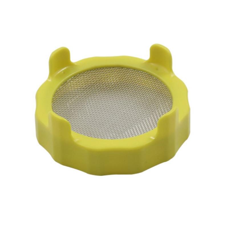 Mason Jar Sprouting Lid Wide Mouth Plastic Mason Cup Large Mason Bottle Type Stainless Steel Split Sprouting Lid Germination Lid: 07