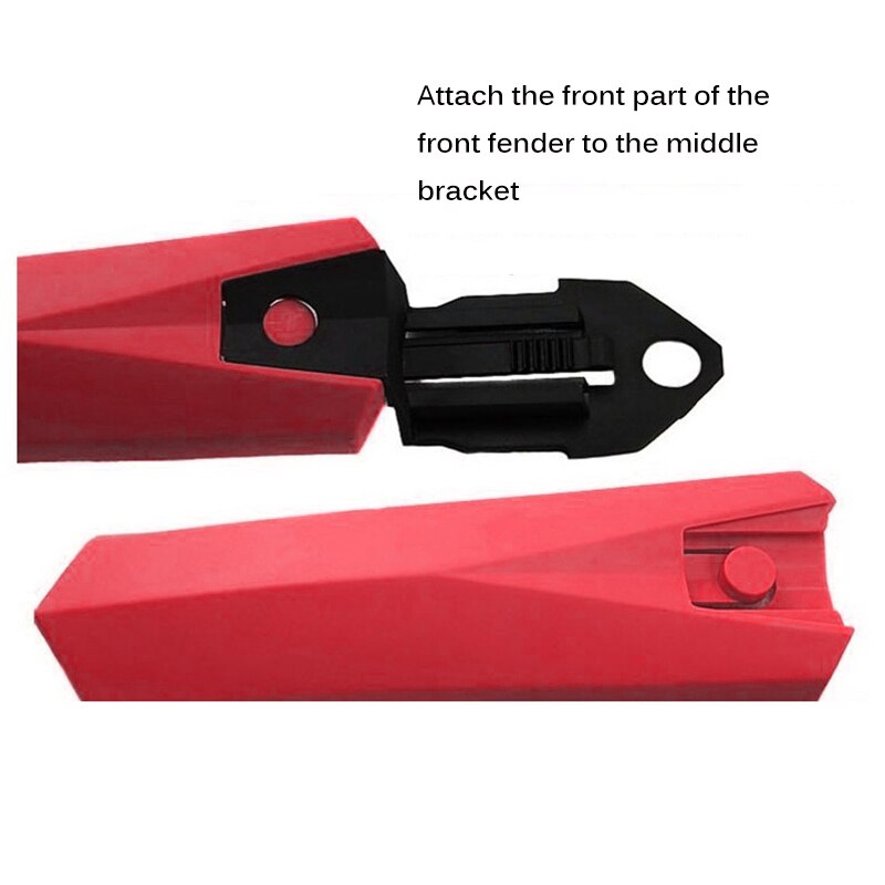 Fiets Voor/Achter Fenders 2 Kleuren Vleugels Voor Bike Fietsen Mountainbike Plastic Spatborden Fiets Accessoires Fiets onderdelen