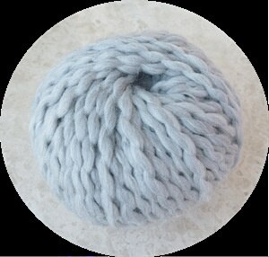 6mm 100G Thick Imitated Wool Needle Thick Woolen Thread Hand-knitted Woolen Blanket: Light Gray