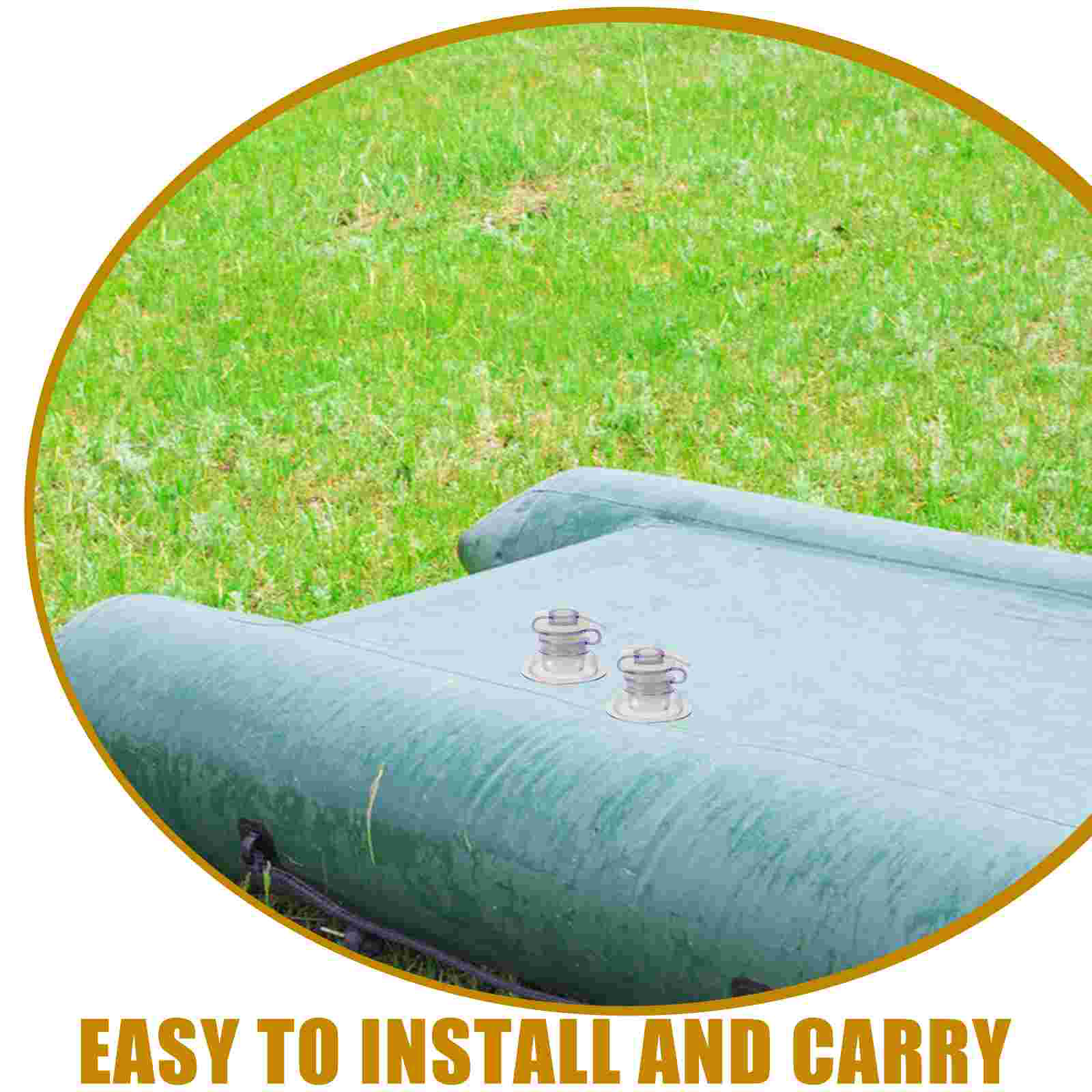 5 Pcs Inflatable Mattress Accessory Pillow Valve Cap Quick Inflate Valves Cover Boat Accessories Water Sports Plastic Toy Pool