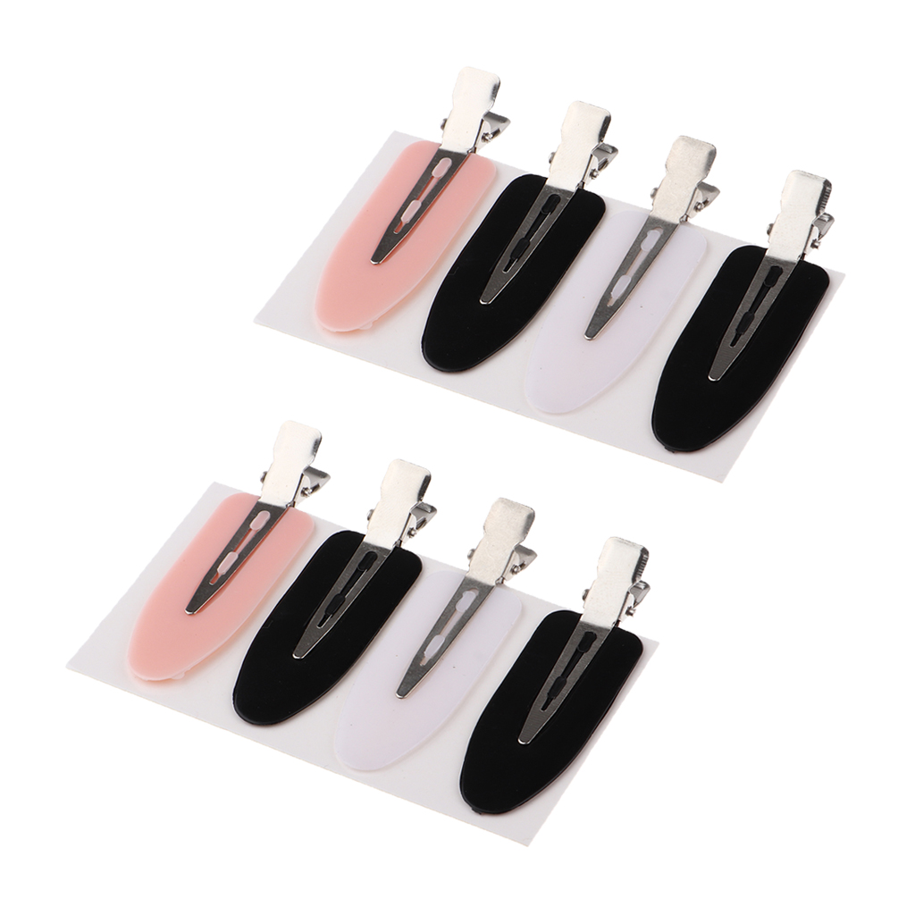 12 sztuk profesjonalne bez zginania spinki robić włosów plastikowe stylizacja spinki robić włosów Szpilka kędzior klip robić stylizacja z salonu zacisk narzędzia 6x2 cm: 6x2cm