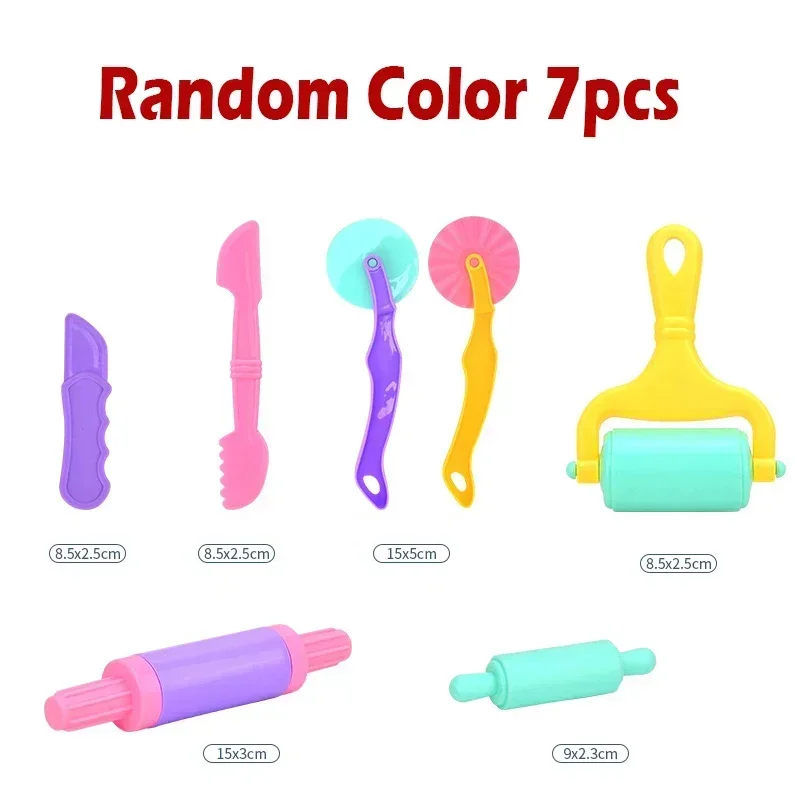 7/8/22PCS Kids DIY Clay Tool Play Dough Tool Kit Various Animal Molds Cutters Rolling Pins Plasticine Molds Clay Accessories: Yellow