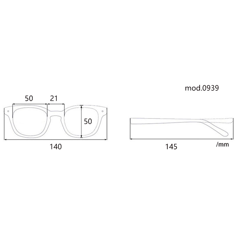 Round spectacles eyeglasses frames Japan for myopia/reading