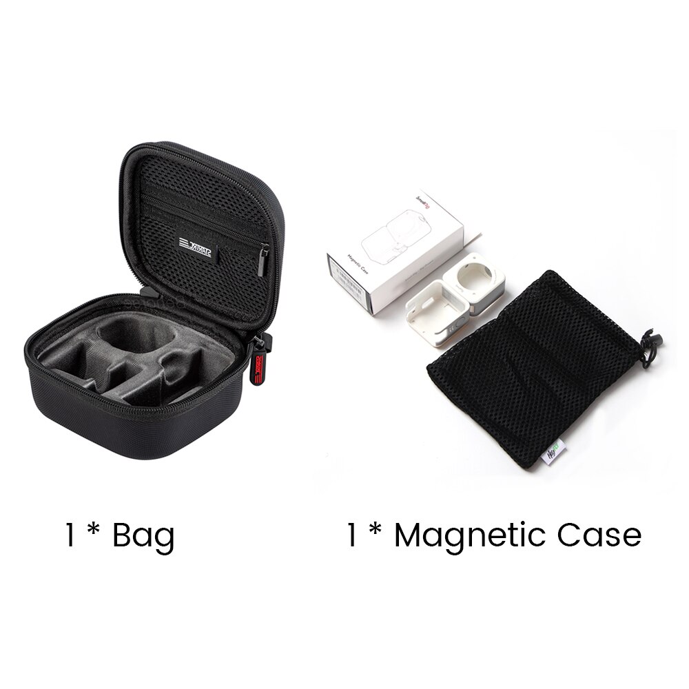 DJI Action 2 Portable Storage Case Handbag Carrying Case Magnetic Shell Cover for DJI Osmo Action 2 Sport Camera Accessories: Combo 2