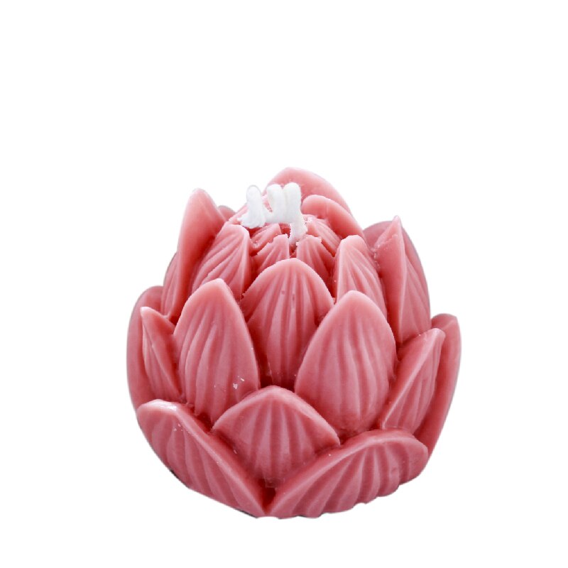 Silikone forme stearinlys sæbe gør forme elegance lotus blomst form silikoneform bakke