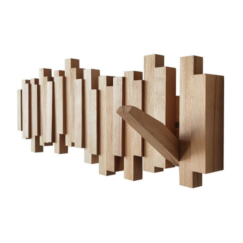 Tre kroker vegg kleshenger kleshenger kleshenger vegg type pianoer rad krok oppbevaring henger