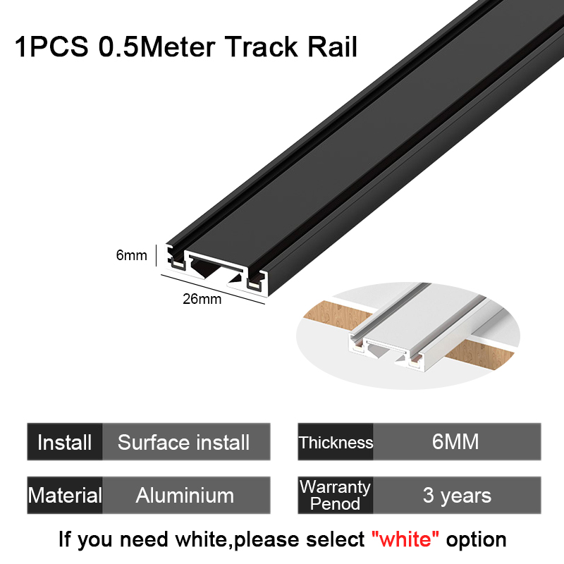 ST1 série Smart TUYA ZIGBEE éclairage sur rail magnétique en aluminium Ultra mince 6mm aucune cellule requise haute dureté luminaire Flexible moderne: orange
