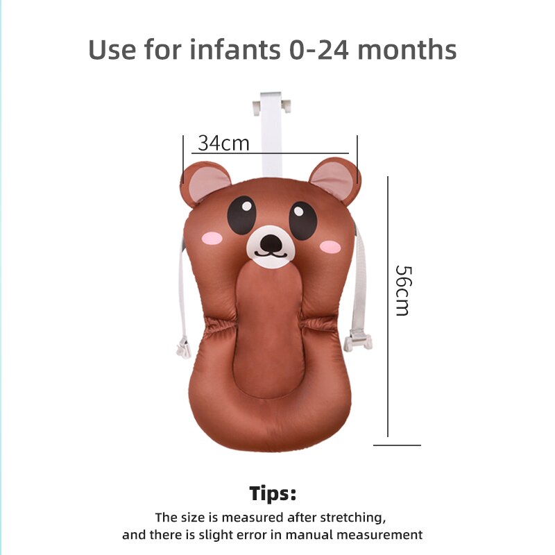 Baby Bath Mat Tub Baby Shower Portable Mattress Air Mattress Comfort Pad Cute Wind Newborn Bathroom Safety Products