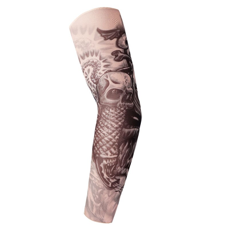 Manches de cyclisme pour vélo | Imprimé 3D de tatouage, Protection contre les UV, manches de bicyclette pour vtt, Protection des bras: c4-18