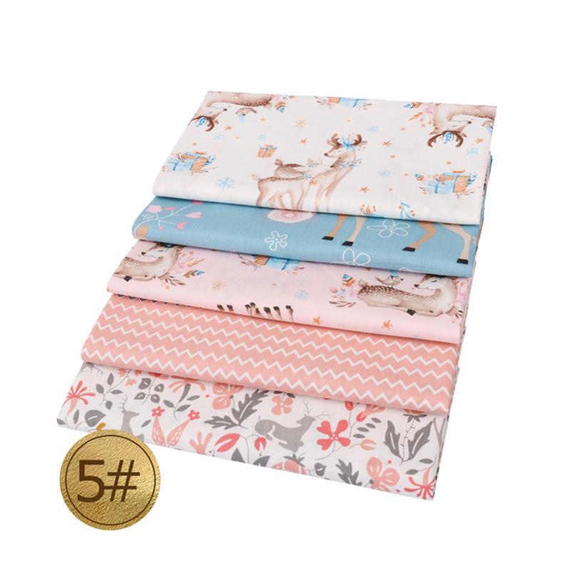 25cm x 25cm 100% bawełna świąteczna kołdra patchworkowa tkanina drukowana szycie tkaniny pikowane na splot krzyżowy dmc materiał ręcznie robiony: 05