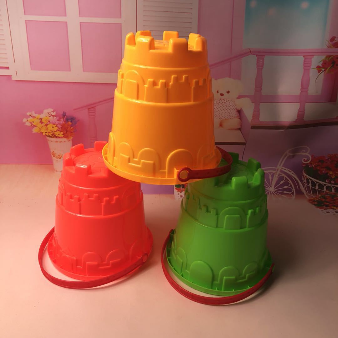 Style Sales Beach Toys Plastic Bucket Summer Children Play Sand Play with Water Tool: 299 99 Alone Barrel Color