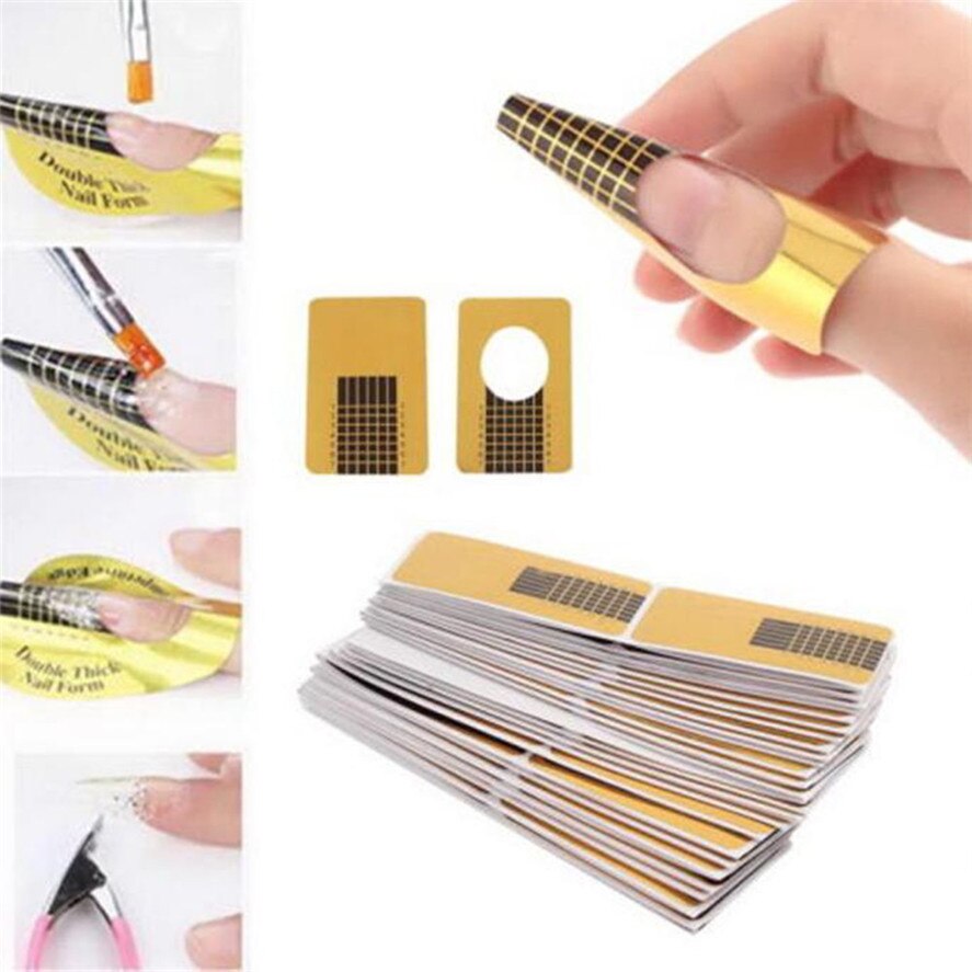 DIY Nail Forms Sticker 20 Pcs Nail Art Tips Uitbreiding Forms Gids Franse DIY UV Gel Nail Tool 0109 #30