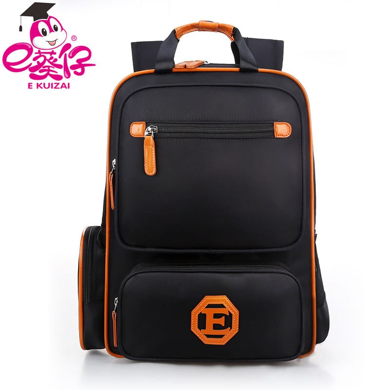 Mode Grade 1-6 Orthopedische Kinderen Basisschool Tassen Kids Rugzak Voor Tieners Jongens Meisjes Mochila Schooltassen Satchel Q3: Black big