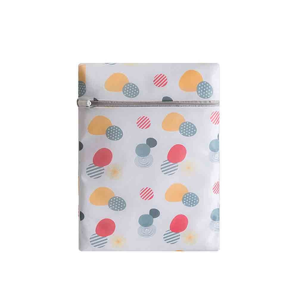 Clothes Washing Machine Laundry With Zipper Nylon Bag Mesh Dedicates Clothing Travel underwear basket Dryer Washing Protect 4.9: C