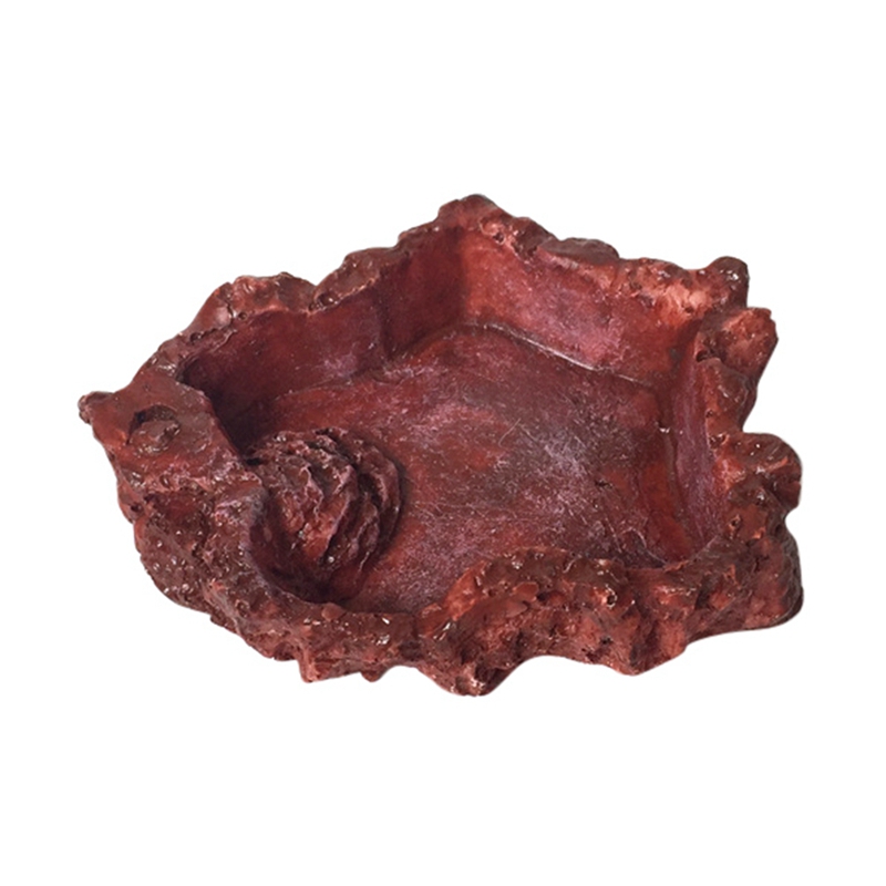 Kravle kæledyr foder skål kumme harpiks ugiftig mad vand potte krybdyr skildpadde skildpadde skorpion firben krabber akvarie tilbehør: R