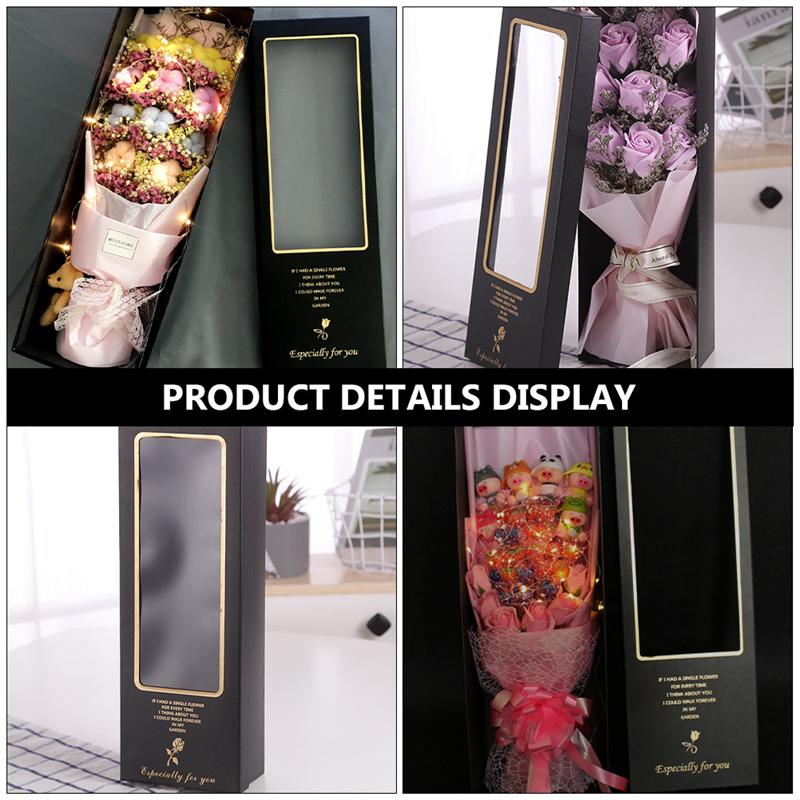 1Pc Bloem Opbergdoos Valentijnsdag Cadeau Verpakking Doos Rechthoek Box Mother &#39;S Day Box