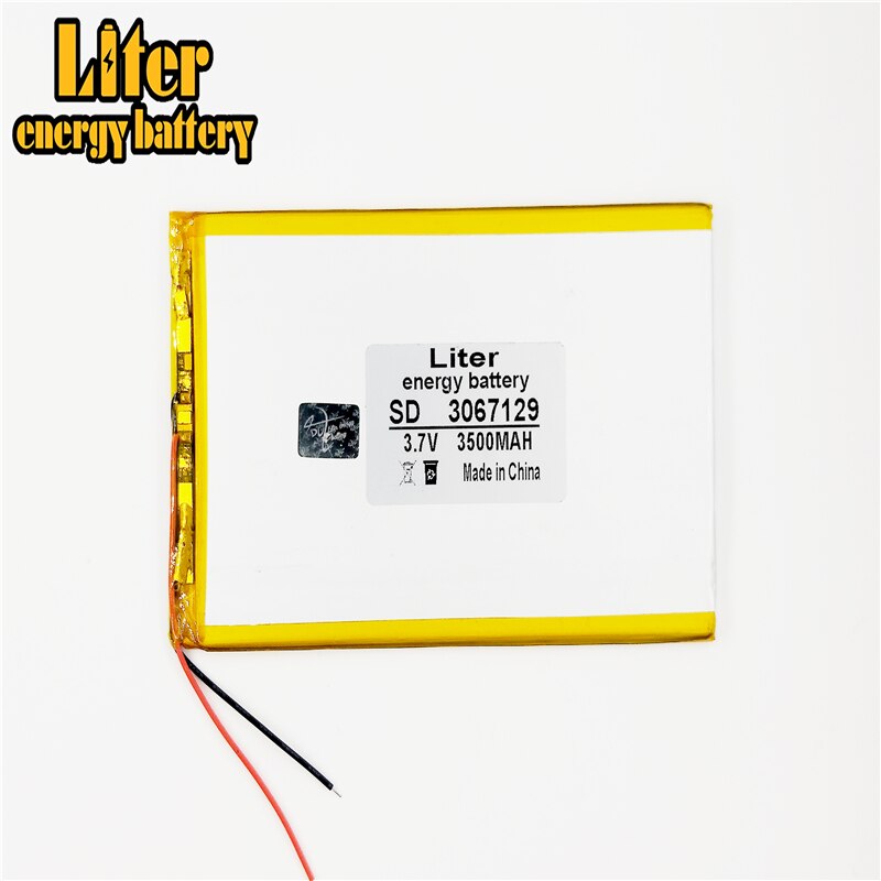 3,7 V lithium-batterie 3067129 3500mAh Liter energie batterie tablet PC 8 zoll flache T7 batterie