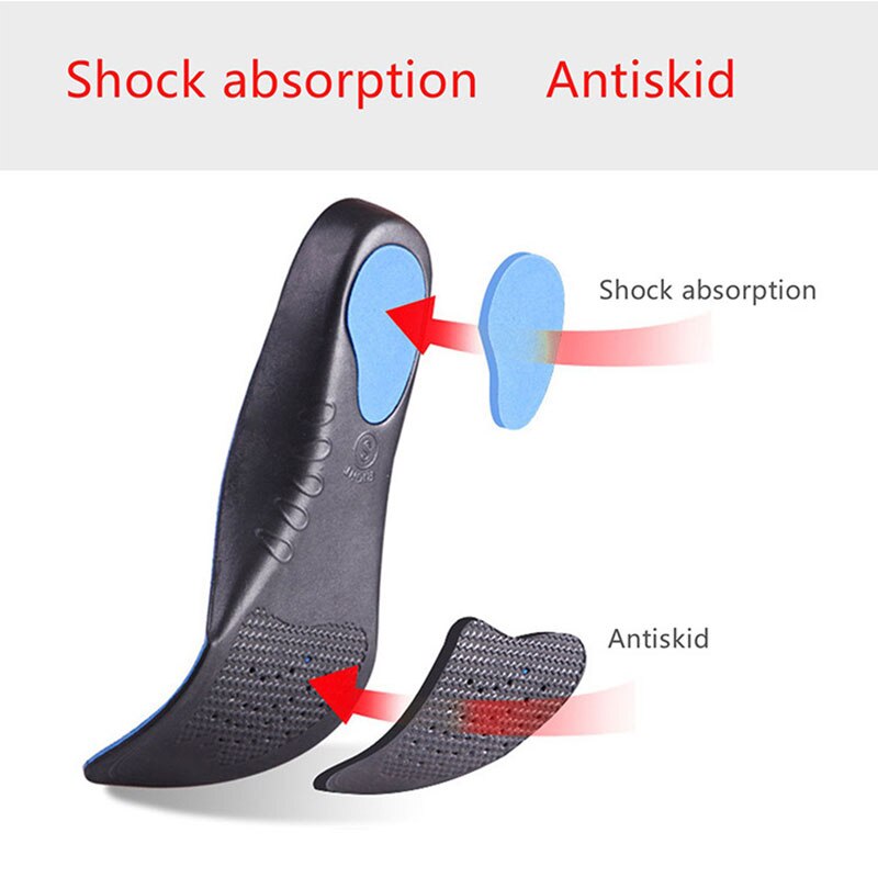 Newly Men Women Flat Foot Correction Insoles Health Sole Pad Feet Care Insoles Shoes Arch Support Cushion S66