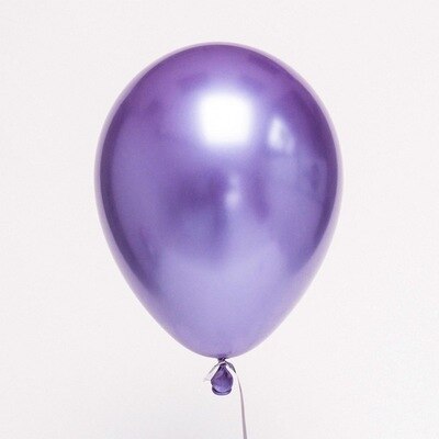 10 Stuks 12 Inch Goud Zilver Metalen Ballonnen Latex Ballon Kinderen Speelgoed Verjaardagsfeestje Bruiloft Decoratie Air Helium Ballon: 10pcs Violet Ballon