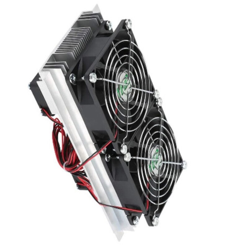 Kit de sistema de refrigeración termoeléctrico Peltier, 200X115X8,5 Mm, 120W, Semiconductor, doble ventilador, venta al por menor, 1 unidad