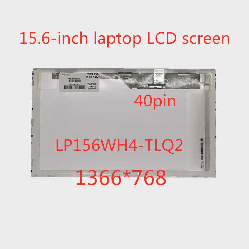 Gratis shippin til lenovo  g580 z570 b590 g500 g510 g570 y550 b560 g505 b545 b570a y500 bærbar ledet skærm display wxga 1366 x 768