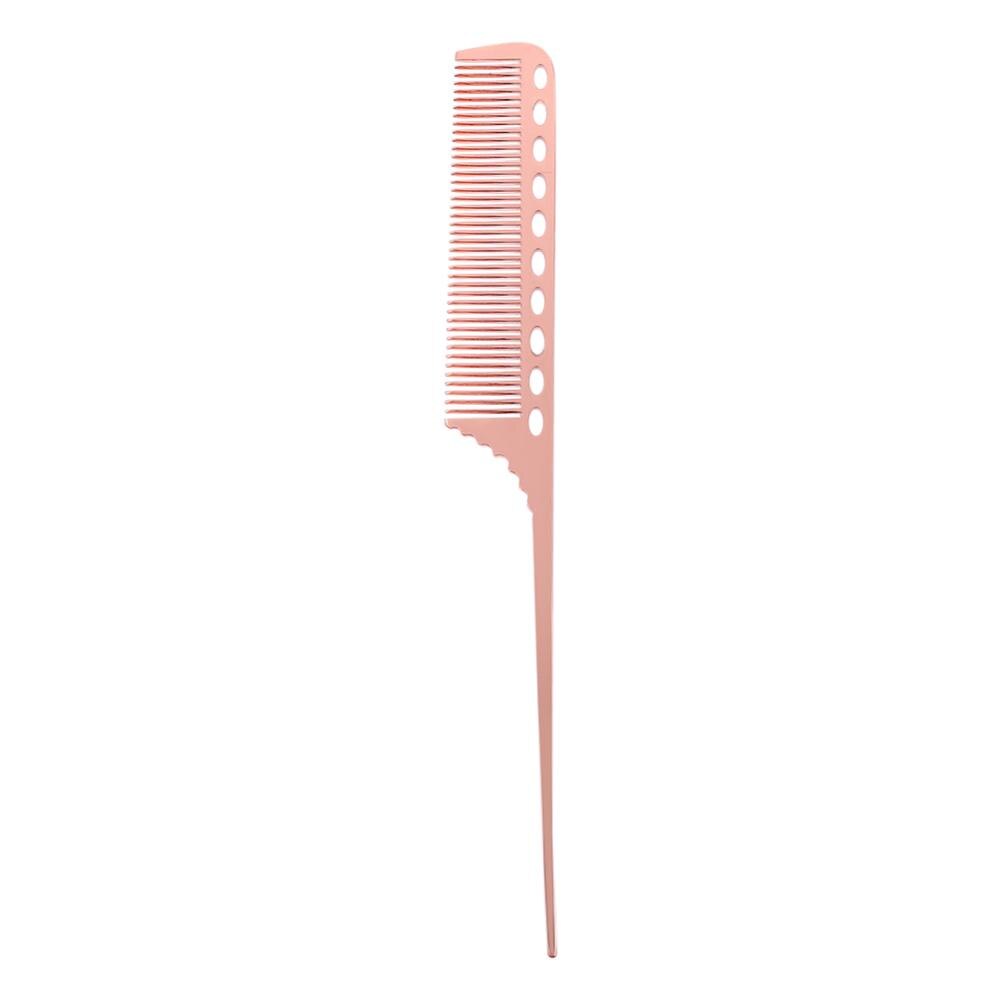 1/2pcs Metal Hair Comb Salon Anti-static Hairdresser Hair Cutting Combs Brush Hair Styling Tools Metal Steel Comb: 09 1pc