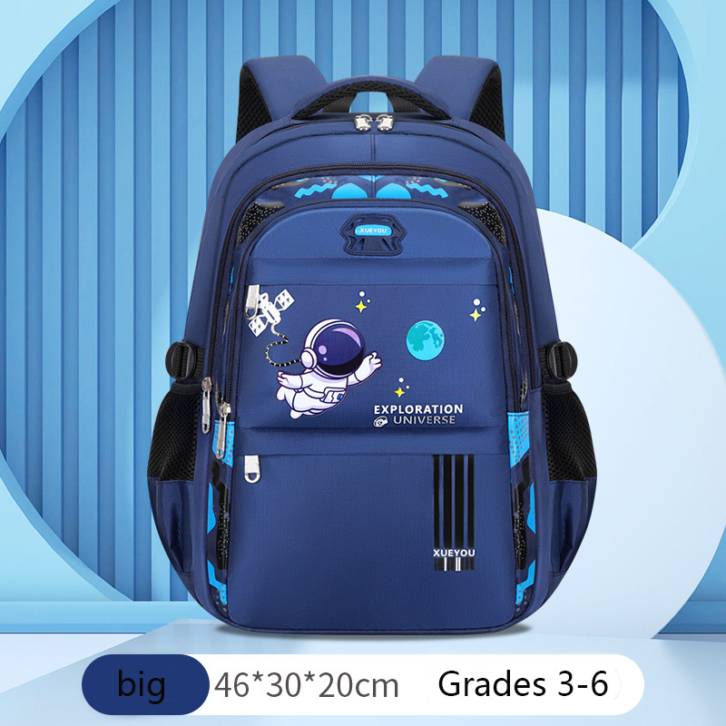 Mochila para chico de 2 a 16 años, mochilas escolares para niños, Mochila escolar de astronauta, bolsa de libros impermeable para niño de primaria, Mochila Infantil: Azul cielo