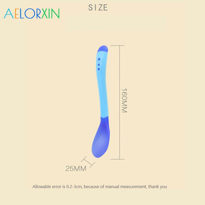 Cuchara tenedor con sensor de temperatura para alimentación de niños, aparato de comedor, cubiertos para niños