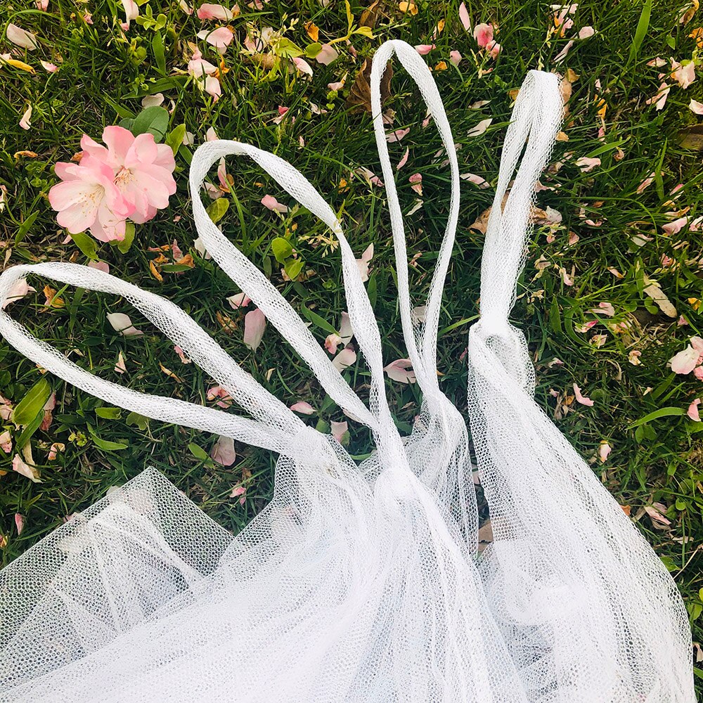 Biały kemping moskitiera z worek robić przechowywania kryty odkryty przenośny namiot owad moskitiera duża siatka zasłona baldachim robić podróży