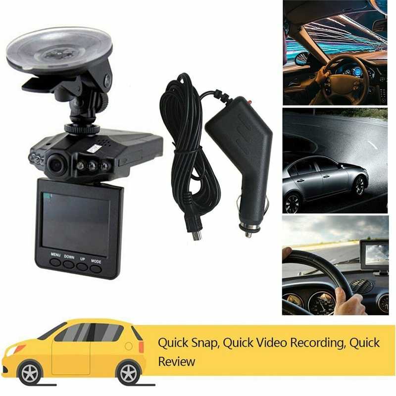 1080P HD Driving Recorder Car Video Recorder Acceleration Sensor Motion Detection Aircraft Head High Definition Recorder