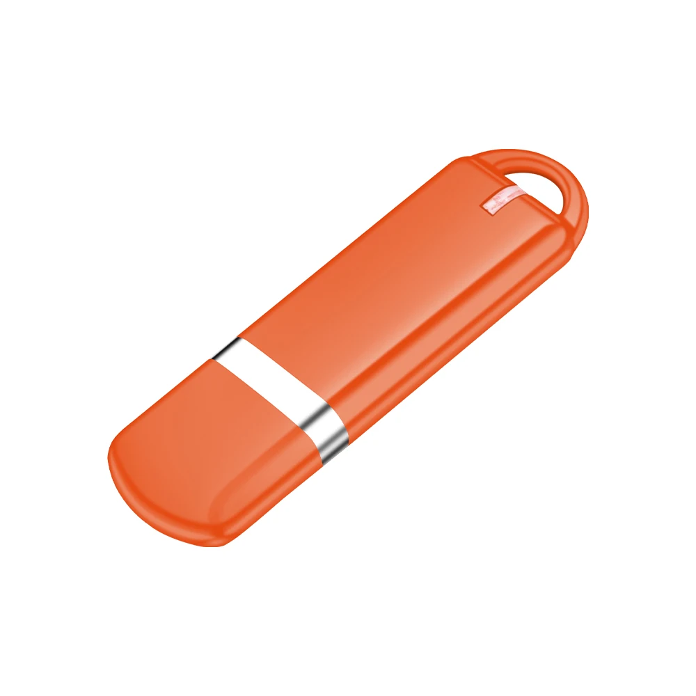 Super Mini USB Flash Drive 128GB Pen Drive de alta velocidad 64GB de empresa creativos Memory Stick Azul Negro Verde Pendrive 32GB: Naranja / 4 GB