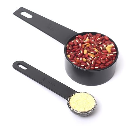Household measuring spoon measuring cup set with scale grams CNC salt metering rice flour spoon milk powder spoon baking tool.