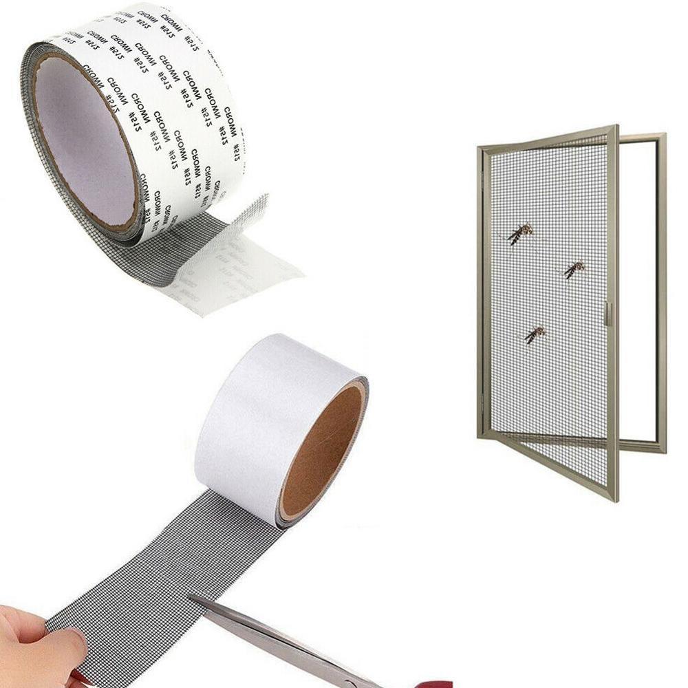 5*200CM réparation ruban mouche écran porte insecte répulsif réparation ruban étanche moustiquaire couverture maison fenêtre accessoires essentiels