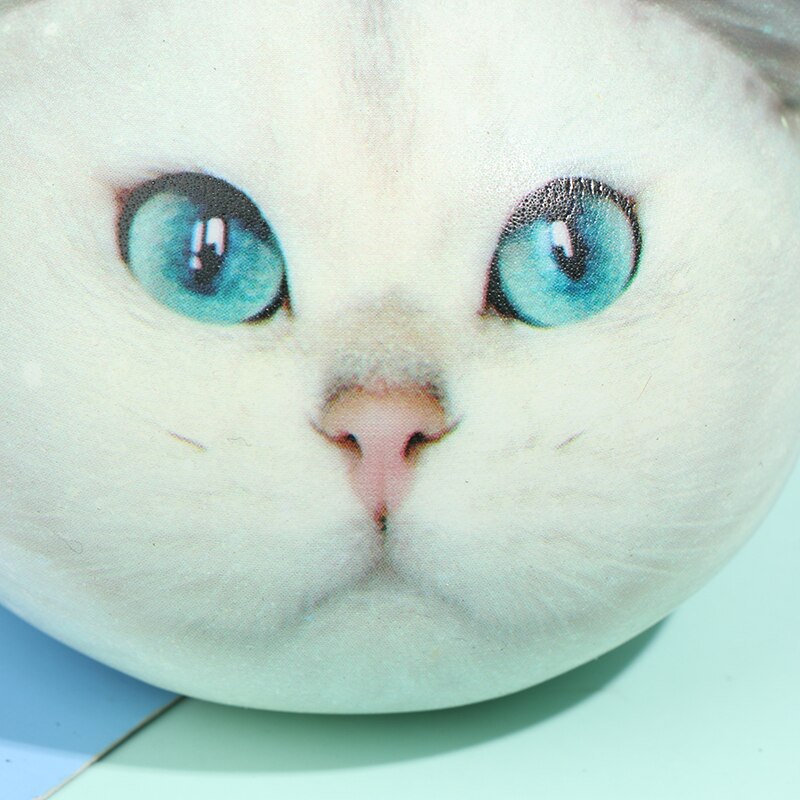 Gesimuleerde kleurenprint panda hoofd langzaam stuiterend dierenhoofd decompressie speelgoed