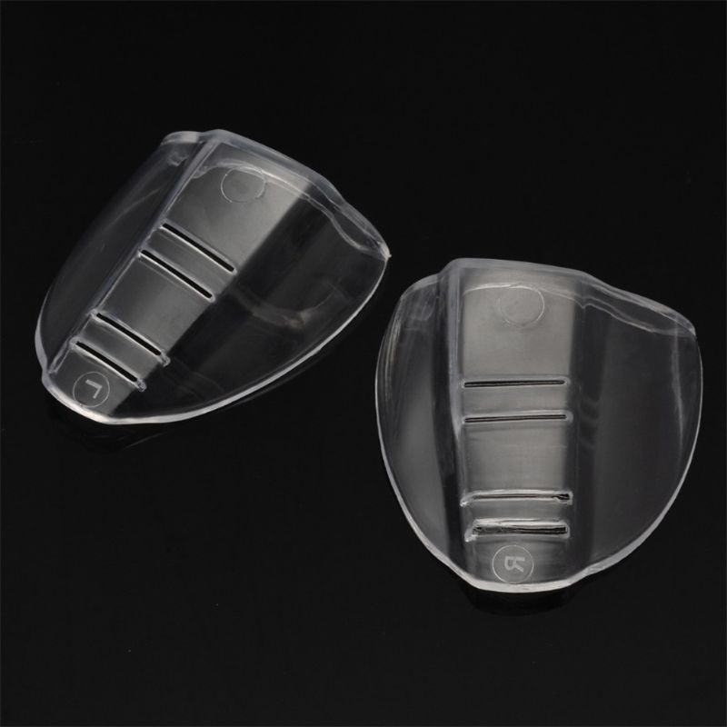 1 paire de protections latérales pour lunettes de sécurité, en polyuréthane transparent, protection latérale: YELLOW