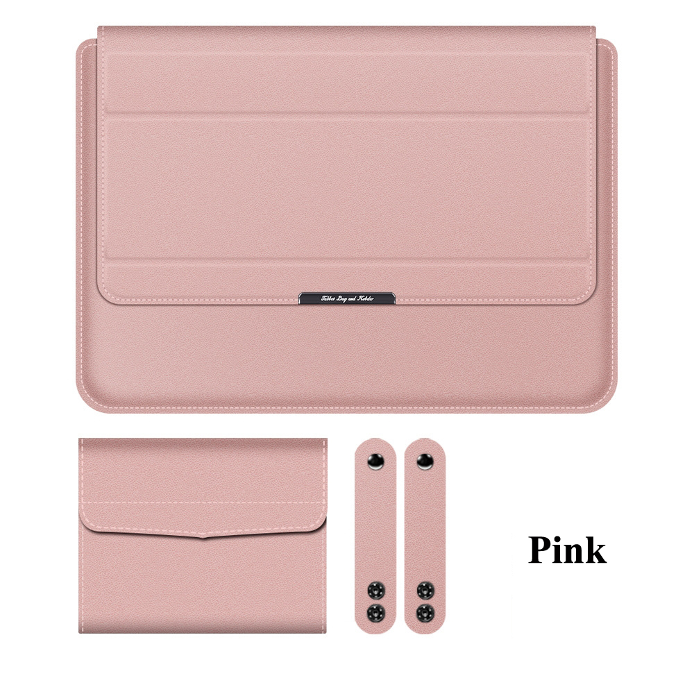 Upgrade Sleeve Tas Voor Macbook Air Pro Retina 11 12 13 14 15 Laptop Case Voor Xiaomi Huawei matebook 16 Inch Stand Cover: < 12" / Marineblauw