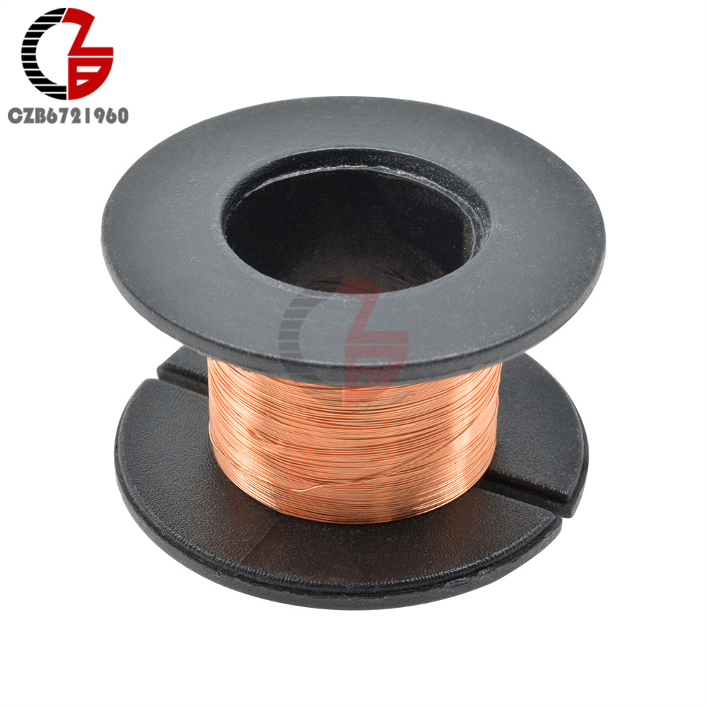 2 sztuk 0.1MM robić lutowania miedzi lutowane PPA emaliowane naprawy rolka drut kabel mostkujący owijania drutu