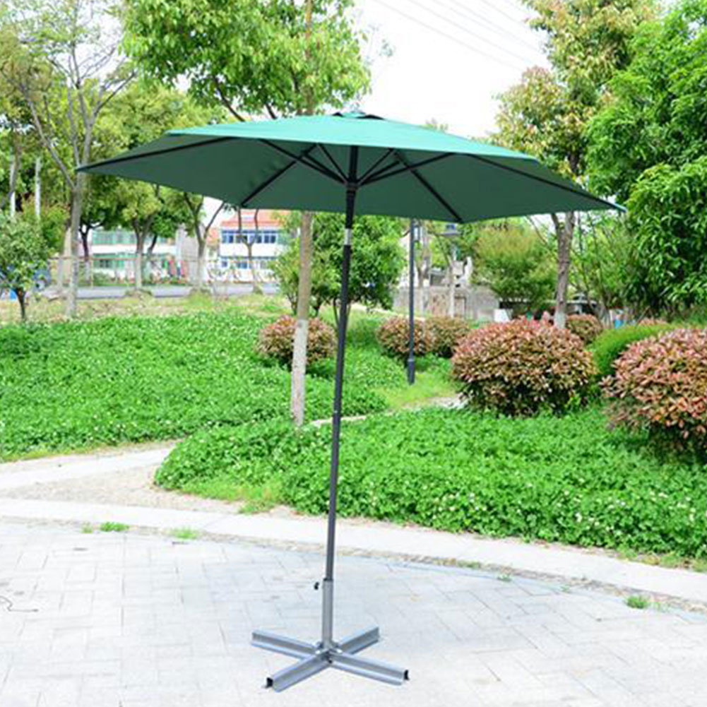 Skygge til terrasse let at installere have polyester holdbar baghave parasol baldakin parasol udendørs anti uv erstatningsbetræk