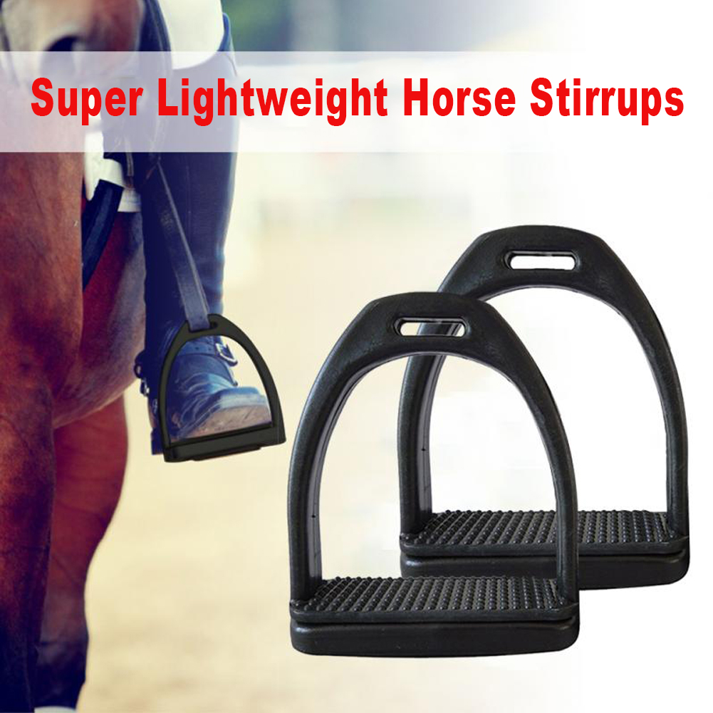 2 Pieces / Set Saddle Pedal Rubber Durable Non-Slip Equestrian Equestrian Safety Equipment Outdoor Riding