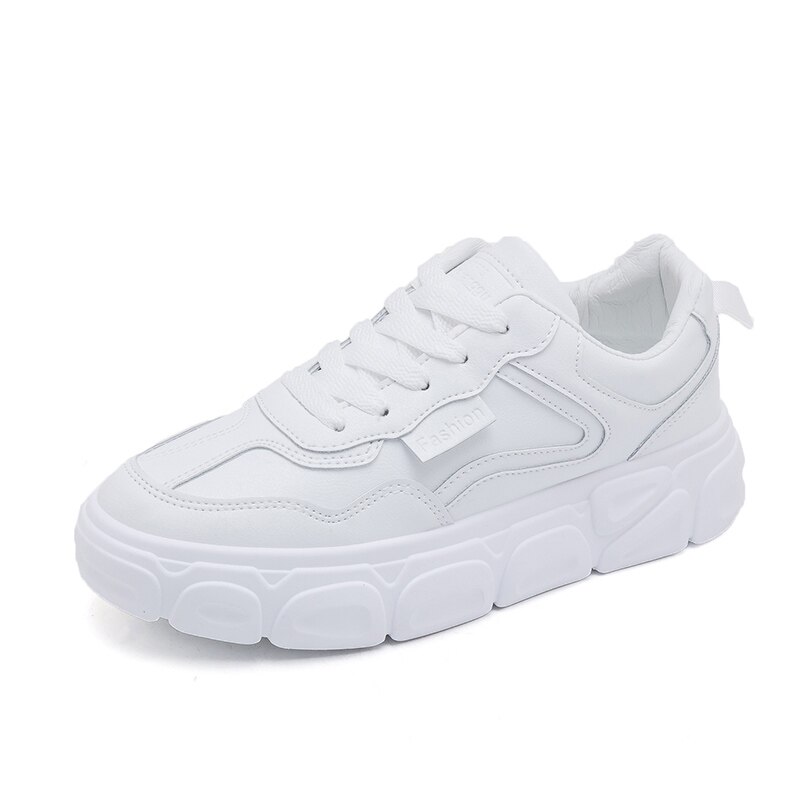 Spring Tennis Shoes for Women Athletic White Female Leather Sneakers Gym Fitness Sport Shoes Tenis Feminino Chaussure Femme: White / 9