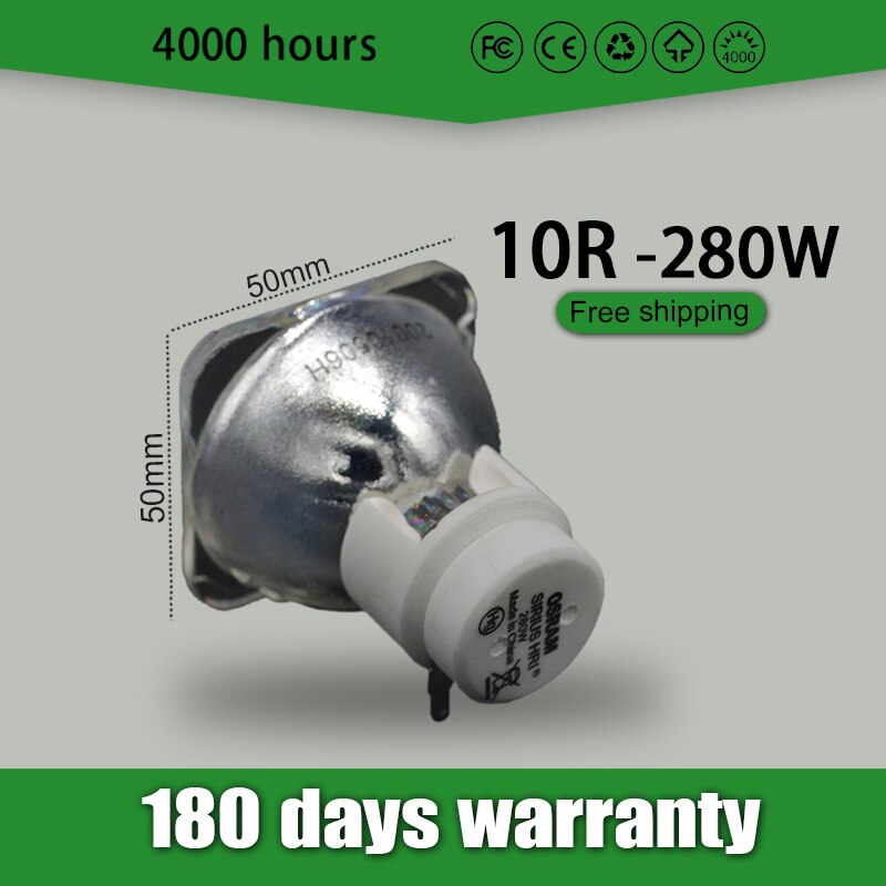 280W sharpy 10R lampada del proiettore a testa mobile luce della fase del fascio R10 MSD platino 10R Lampada