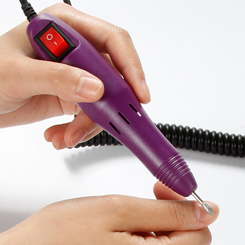 Manicureset met vervangende pen voor manicure, pedicure, vijlen, gereedschapsset, gelnagelriemverwijderaar, keramische snijder