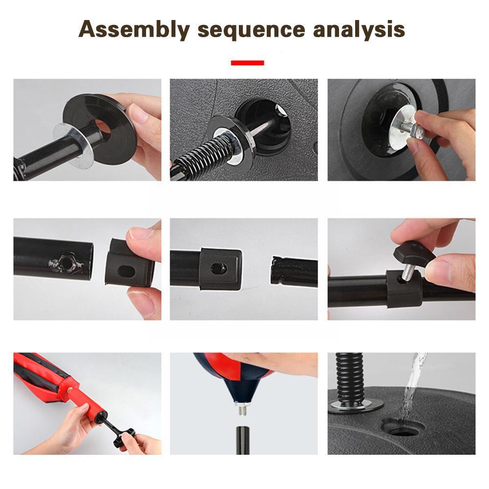 Adjustable Vertical Boxing Ball Fitness Boxing Punch Boxing Relaxed Speed Bag Bag Ball Punching For Kids Pear Speed D4w6 T2r4