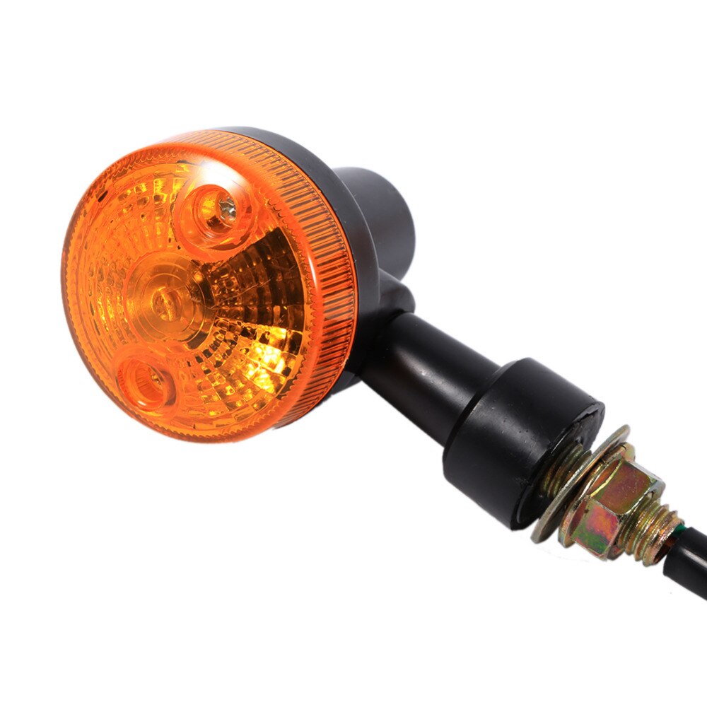 4pcs 12V Universele Motorcycle Knipperlichten Blinker Bulb Amber Knipperlicht ABS Motorfiets Accessoires