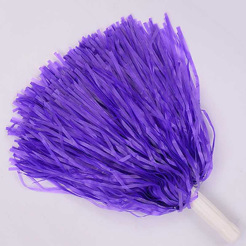 1PC 25CM Cheer Dance Sport Competition Cheerleading Pom Poms Flower Ball For for Football Basketball Match Pompon Children Use: green