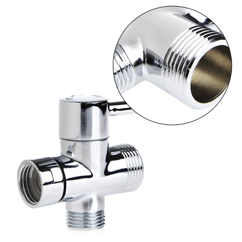 T-adapter 3 Ways Valve For Diverter Bath Toilet Bidet Sprayer Shower Head